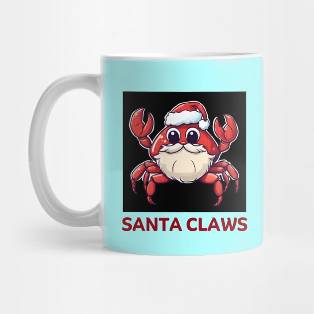 Santa Claws | Santa Claus Pun by Allthingspunny